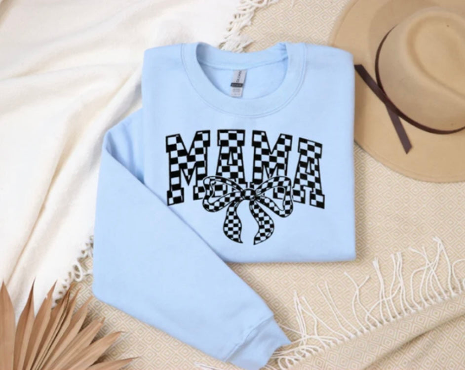 Checkered Mama Graphic Tee
