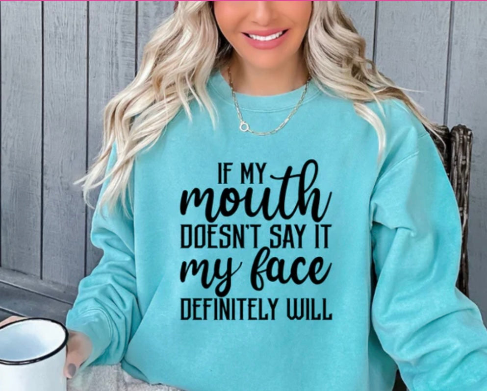 “If My Mouth Doesn’t Say It”