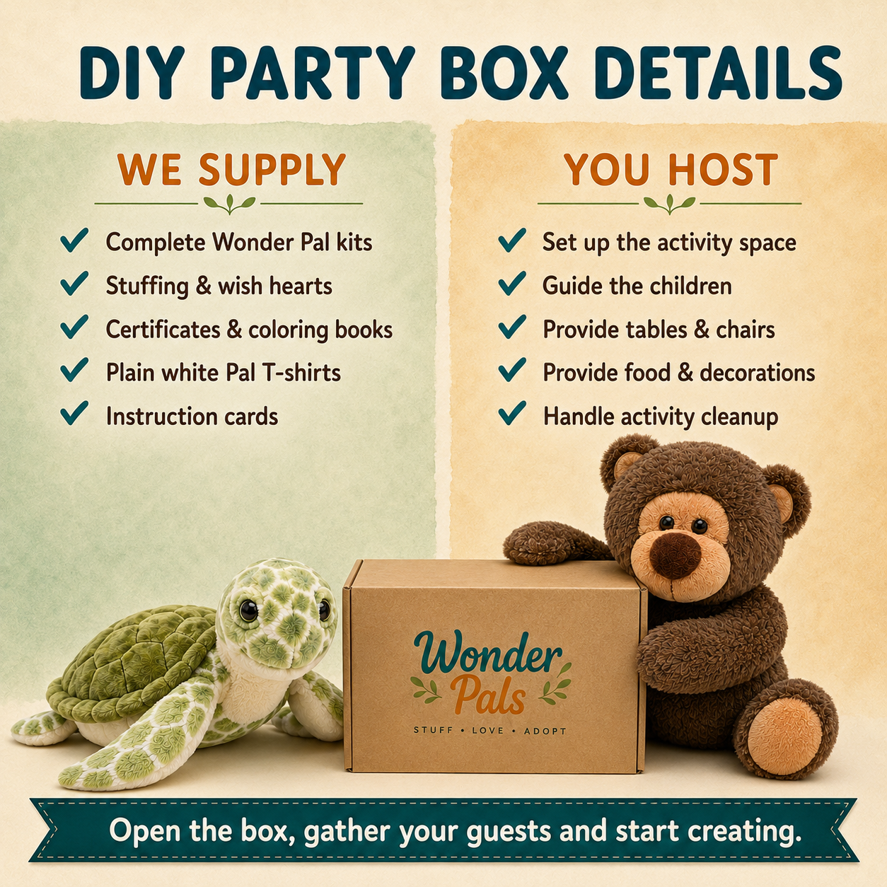 DIY Wonder Pals Party Box