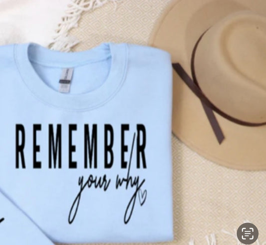 “Remember your why”