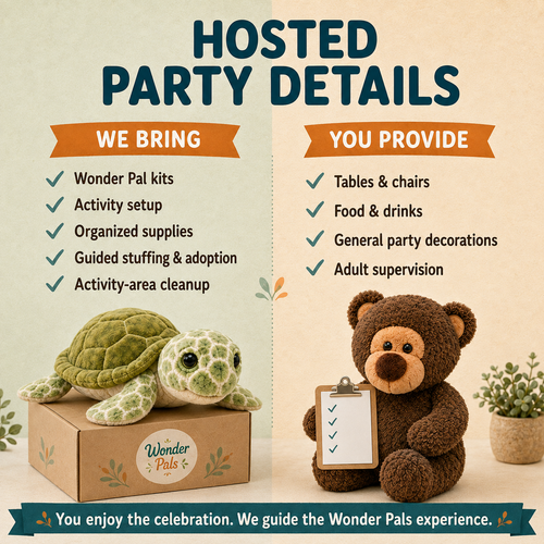 Local Hosted Wonder Pals Party
