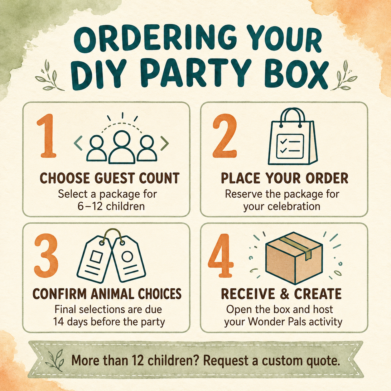 DIY Wonder Pals Party Box
